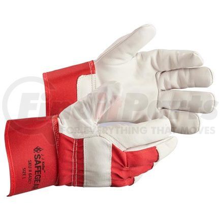 64307 by JJ KELLER - J. J. Keller™ SAFEGEAR™ Cowhide Leather Work Gloves - Large Gloves, Sold as 1 Pair