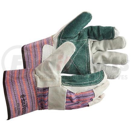 64318 by JJ KELLER - J. J. Keller™ SAFEGEAR™ Leather Palm Work Gloves - Large Gloves, Sold as 1 Pair