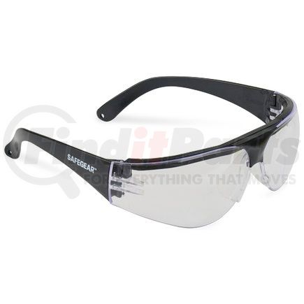 64413 by JJ KELLER - J. J. Keller™ SAFEGEAR™ Brow Protection Safety Glasses - Black Frame, Clear Lens