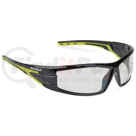 64414 by JJ KELLER - J. J. Keller™ SAFEGEAR™ Full Frame Safety Glasses - Black Frame, Clear Lens