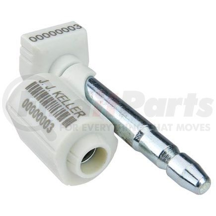 61556 by JJ KELLER - J. J. Keller Uncoated Pin Bolt Seal - White - Stock