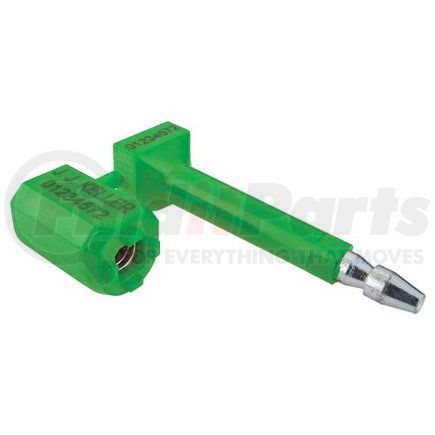 61558 by JJ KELLER - J. J. Keller Coated Pin Bolt Seal - Green - Stock