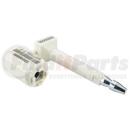 61562 by JJ KELLER - J. J. Keller Coated Pin Bolt Seal - White - Stock