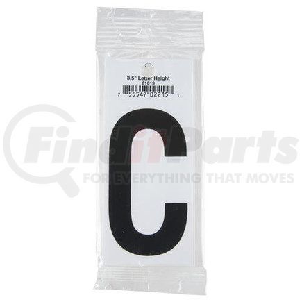 61613 by JJ KELLER - 3.5" Vinyl Letter Packs – Retail Packaging - Letter C