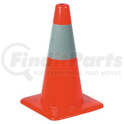 6197 by JJ KELLER - Traffic Cone w/ Reflective Collar - 18" - 18" cone, 1 reflective collar