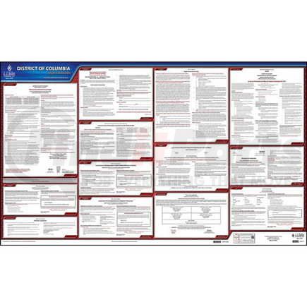62775 by JJ KELLER - 2022 District of Columbia & Federal Labor Law Posters - State Only Poster (Spanish)