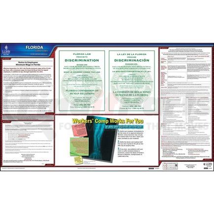 62782 by JJ KELLER - 2022 Florida & Federal Labor Law Posters - State & Federal Poster Set (Spanish)