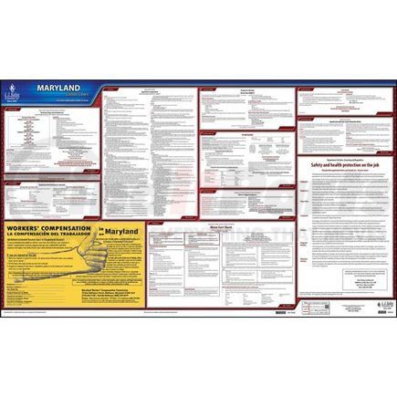 62826 by JJ KELLER - 2022 Maryland & Federal Labor Law Posters - State Only Poster (English)
