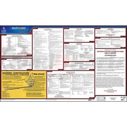 62827 by JJ KELLER - 2022 Maryland & Federal Labor Law Posters - State Only Poster (Spanish)