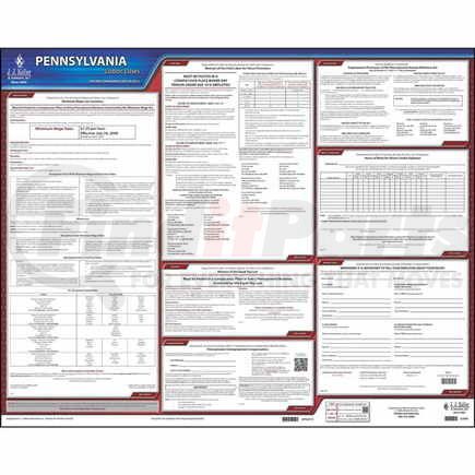 62896 by JJ KELLER - 2022 Pennsylvania & Federal Labor Law Posters - State Only Poster (English)