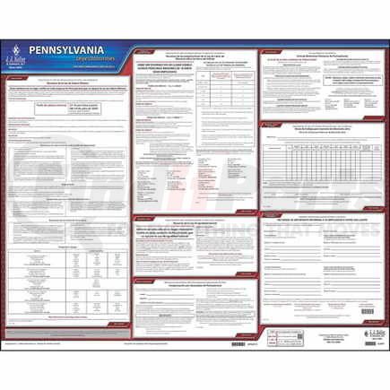 62897 by JJ KELLER - 2022 Pennsylvania & Federal Labor Law Posters - State Only Poster (Spanish)