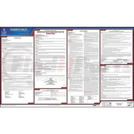 62900 by JJ KELLER - 2022 Puerto Rico & Federal Labor Law Posters - State Only Poster (English)