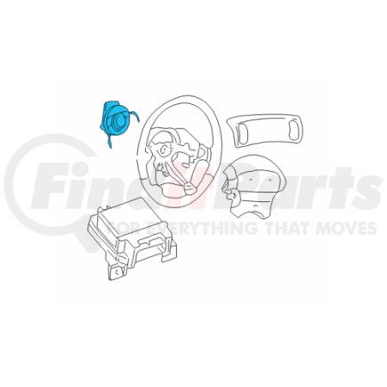 4649400AC by CHRYSLER - AIR BAG CLOCKSPRING