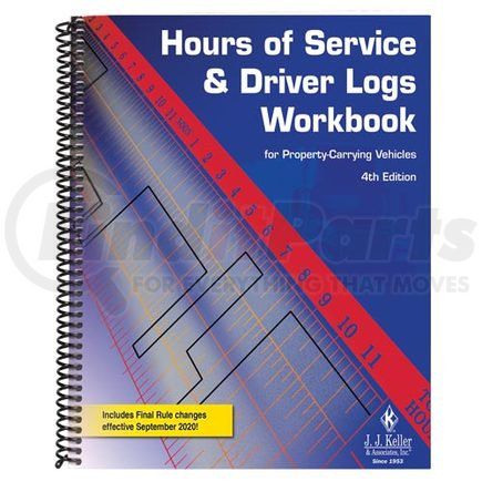 8881 by JJ KELLER - Hours of Service and Driver Logs Workbook, 4th Edition - 4th Edition