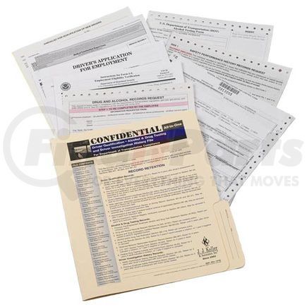 9645 by JJ KELLER - Confidential All-In-One Driver Qualification Packet (Two-Copy) - File Packet
