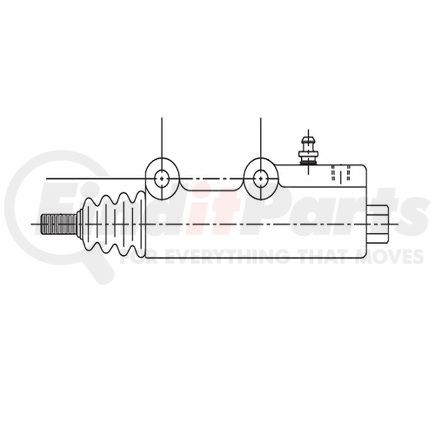 04-020-082 by MICO - Master Cylinder - Hydraulic Oil Type, 3/4" Bore Diameter