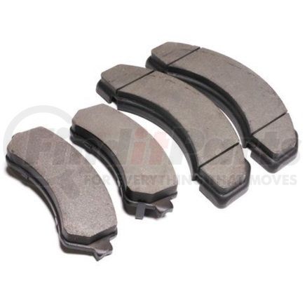 E10901840 by BENDIX - Formula Blue™ Hydraulic Brake Pads - Premium Semi-Metallic, With Shims, Front or Rear, 7108-D184, 7806-D184 FMSI