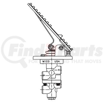 MICO 06-466-200 Air Brake Spring Brake Modulating Valve | FinditParts