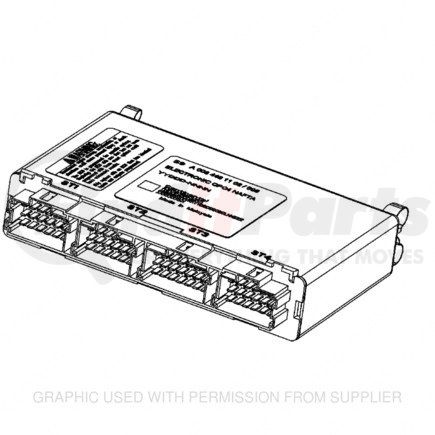 EA0034461102 by DETROIT DIESEL - ECU CPOLYCARBONATE 4.0, COMMON POWERTRAIN CONTROLLER, DD13, DD15, DD16, GHG17