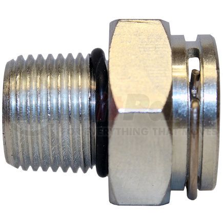 TR-603 by AGS COMPANY - Transmission Line Connector 3/8 x 3/8-18 Chevrolet 2002-1988, GMC 2002-1988