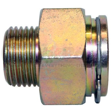 TR-705 by AGS COMPANY - Oil Cooler Line Connector 1/2x14 NPTx18.2mm - Chevrolet 2002-1996, GMC 2002-1996