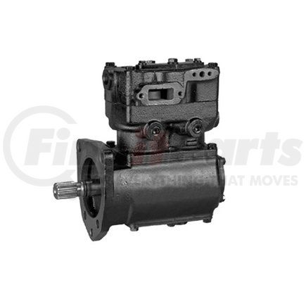 EL16200X by BENDIX - Midland Air Brake Compressor - Remanufactured, 3-Hole Flange Mount, Gear Driven, Water Cooling