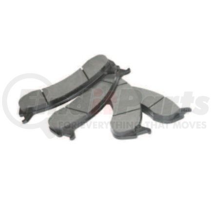 E10701840 by BENDIX - Formula Blue™ Hydraulic Brake Pads - Semi-Metallic, Without Shims