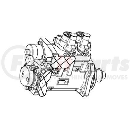 RA4720901550 by DETROIT DIESEL - REMAN HIGH PRESSURE FUEL PUMP HDEP GEN2 DD15/16