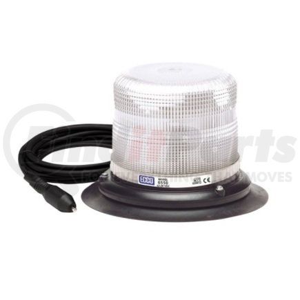 6550C-VM by ECCO - 6500 Series Beacon Light - Clear Lens, Vacuum Mount, 12-48 Volt