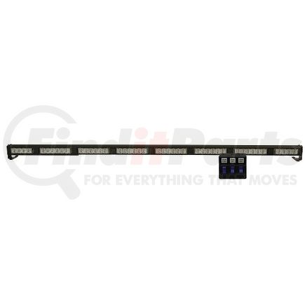 37048AS by ECCO - Light Bar - LED Safety Director, 32 Flash Patterns, In-Cab Controller, Amber