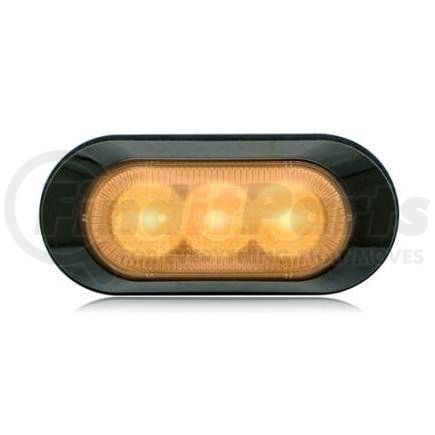 M20383YCL by MAXXIMA - AMBER ULTRA 0.8" THIN PROFILE 3 LED WARNING LIGHT