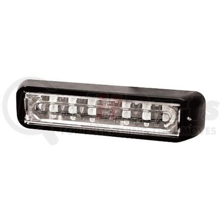 ED3766AC by ECCO - Warning Light Assembly - 6.4 Inch, 2 Bolt Mount, Dual-Color, Amber/Clear