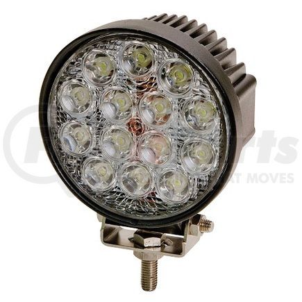 EW2431 by ECCO - Work Light - 14 LED, Flood Beam, Round, 1 Bolt Mount, White, 12-24 Volt