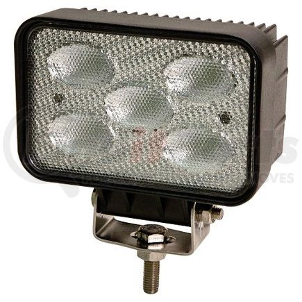 EW2501 by ECCO - Work Light - 5 LED, Flood Beam, Rectangular, 1 Bolt Mount, White