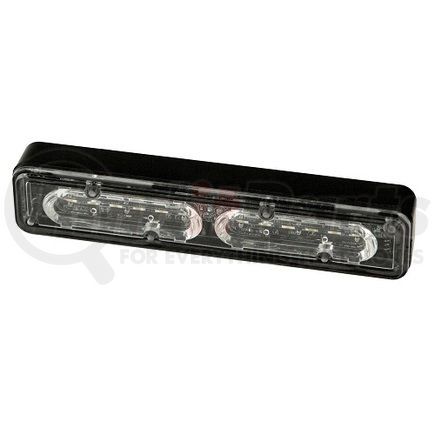 ED3712AC by ECCO - Warning Light Assembly - 5.2 Inch, Low-Profile, Multi-Mount, Amber/Clear
