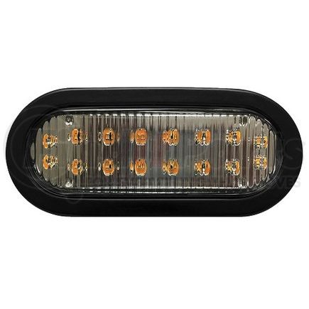3965AG by ECCO - Warning Light Assembly - Directional LED, Oval, Grommet Mount, Amber/Green