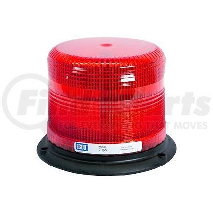 7965R by ECCO - 7965 Series Pulse 2 LED Beacon Light - Red, 3 Bolt / 1 Inch Pipe Mount