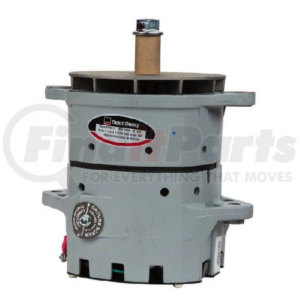 8700017 by DELCO REMY - Alternator - 35SI Model, 12V, 140A, 1/4 B+ Output Terminal, Quad