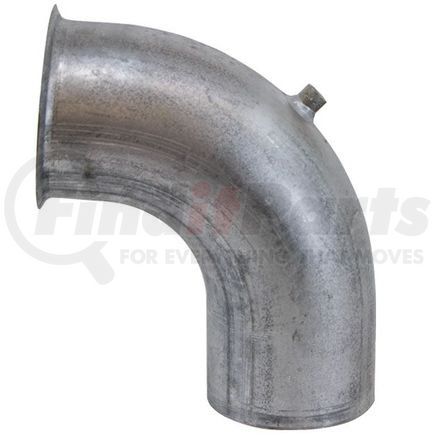 14-13002 by PETERBILT - Exhaust Elbow - 85 Deg, 5 in. Steel, Aluminized, Turbo Adapter, Pyro (Replaces 14-13002)