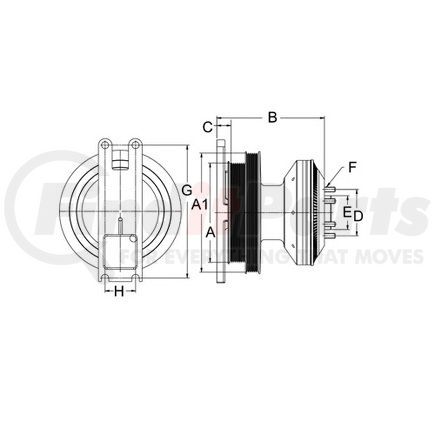 79A9034 by HORTON - DM Advantage Reman Fan Clutch