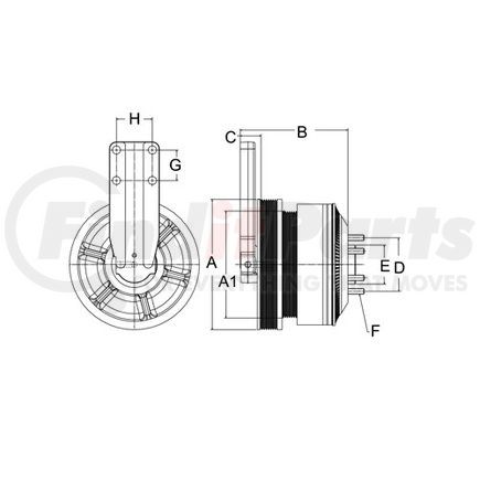 99A9817 by HORTON - DM Advantage Fan Clutch