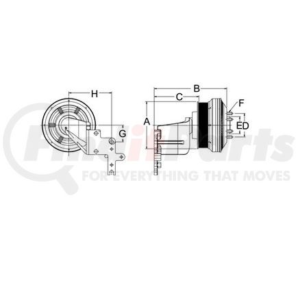79A9165 by HORTON - Engine Cooling Fan Clutch