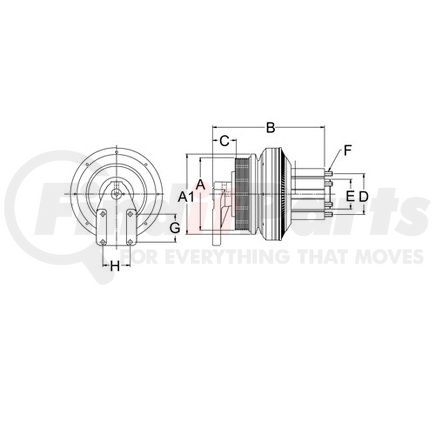 79A9110 by HORTON - DM Advantage Reman Fan Clutch