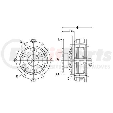 991446 by HORTON - Engine Cooling Fan Clutch