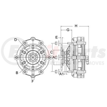 991443 by HORTON - Engine Cooling Fan Clutch