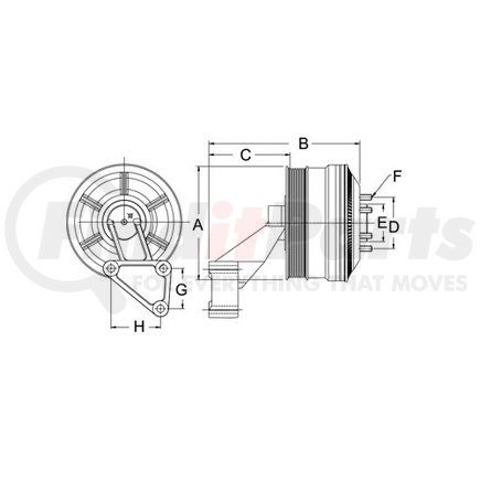 79A9306 by HORTON - DM Advantage Reman Fan Clutch