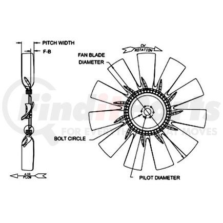 996762253 by HORTON - HS11 - 11 Blade Nylon Fan