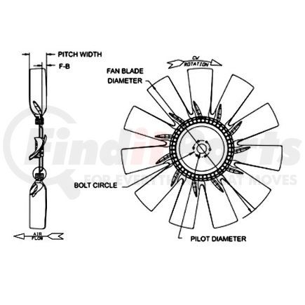 996813203 by HORTON - HS11 - 11 Blade Nylon Fan