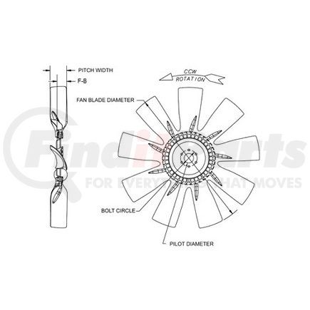 998762502 by HORTON - Engine Cooling Fan