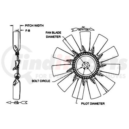 996864252 by HORTON - Engine Cooling Fan